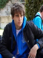 Love Me Love Me 2026 Pepe Barroso leather jacket black style look