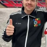 Love On Tour Harry Styles black jacket front view for street style