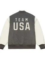 Team USA coach Snoop varsity jacket for men and women with sporty look