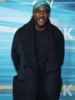 NYC 2026 Idris Elba wool coat in navy showing clean structure and easy layering style for cold days