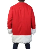 Back view of the white and red Clark Griswold Christmas Vacation costume at Zellberry Jackets.