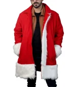 Close-up of the front closure on the Clark Griswold Christmas Vacation costume by Zellberry Jackets.