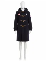 Team USA 2026 black opening ceremony toggle coat winter street style