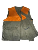 Filson upland hunting vest orange look for bird hunting outfits