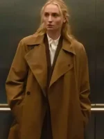 Zara Dunne brown cotton trench coat for men with a stylish fit