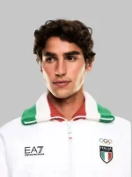 Team Italy EA7 Winter Olympics 2026 jacket showing clean design and comfortable fit for streetwear and travel outfits