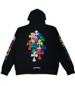 chrome hearts rainbow hoodie