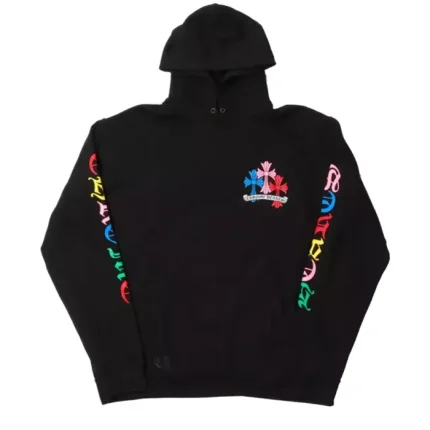 chrome hearts rainbow hoodie