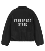 Back view of the fear of god state jacket