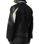 Louis Vuitton Leather Biker Jacket back view