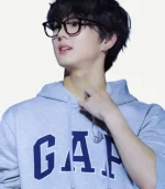 jungwon-gap-fleece-hoodie