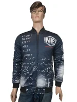 New Edition Legacy Tour Jacket front view in bomber style