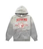 supreme true religion grey hoodie with a classic relaxed fit