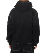 supreme true religion hoodie back view with large graphic details
