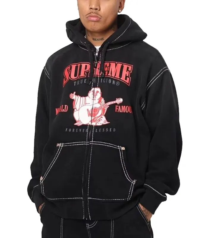 supreme-true-religion-hoodie supreme true religion hoodie featuring signature collaborative design