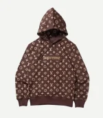 supreme-x-louis-vuitton-box-logo-brown-hoodie