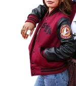 Women's Starfleet Academy Varsity Jacket in a tailored fit.