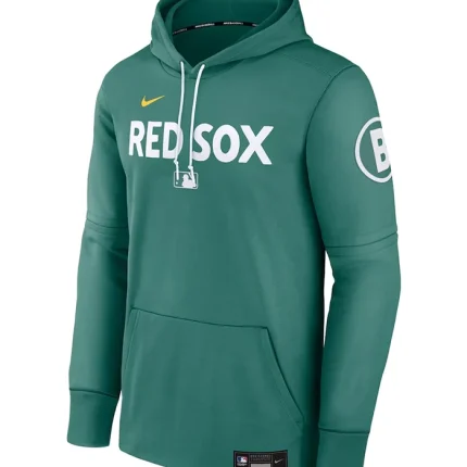 Boston Red Sox green pullover hoodie 2025 streetwear look