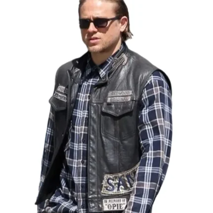 Sons of Anarchy Vest made from durable real leather